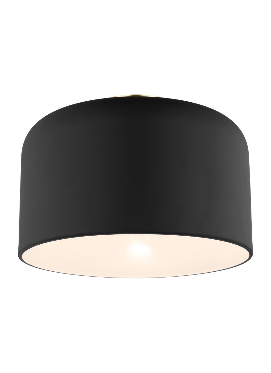 Plafonnier Malone - Noir de minuit 10 3/4" Ampoules DEL incluses by Visual Comfort Studio | Luminaires & cie