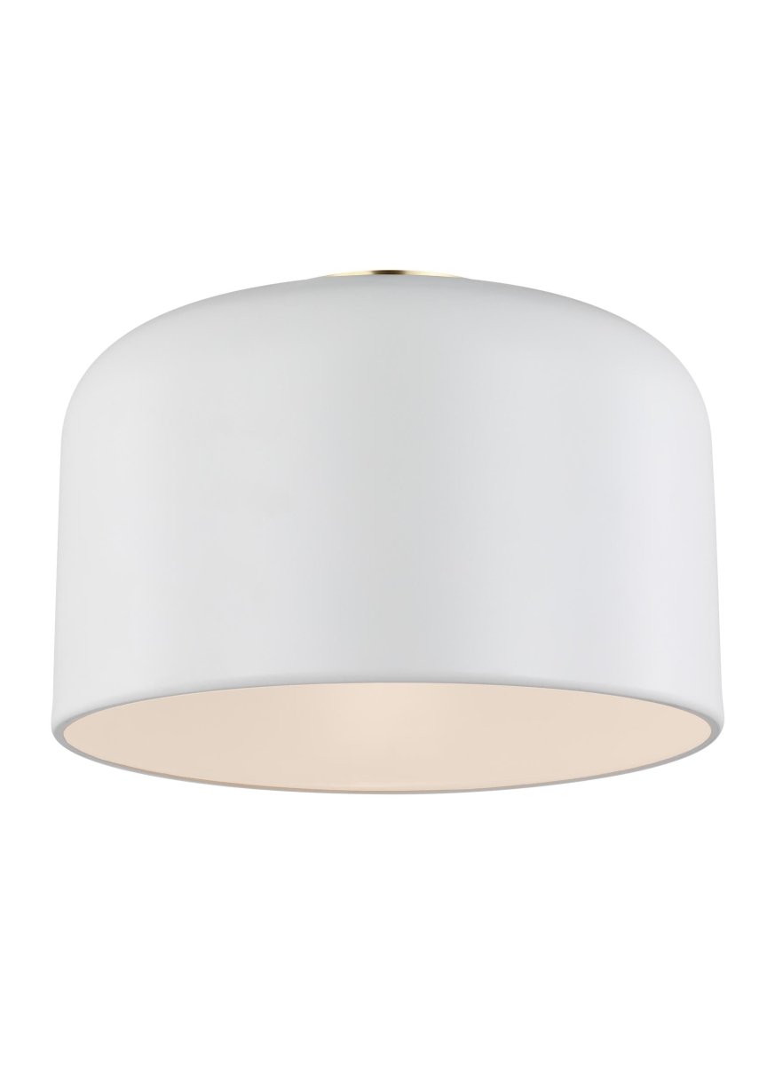 Plafonnier Malone - Blanc mat 10 3/4" Ampoules DEL incluses by Visual Comfort Studio | Luminaires & cie