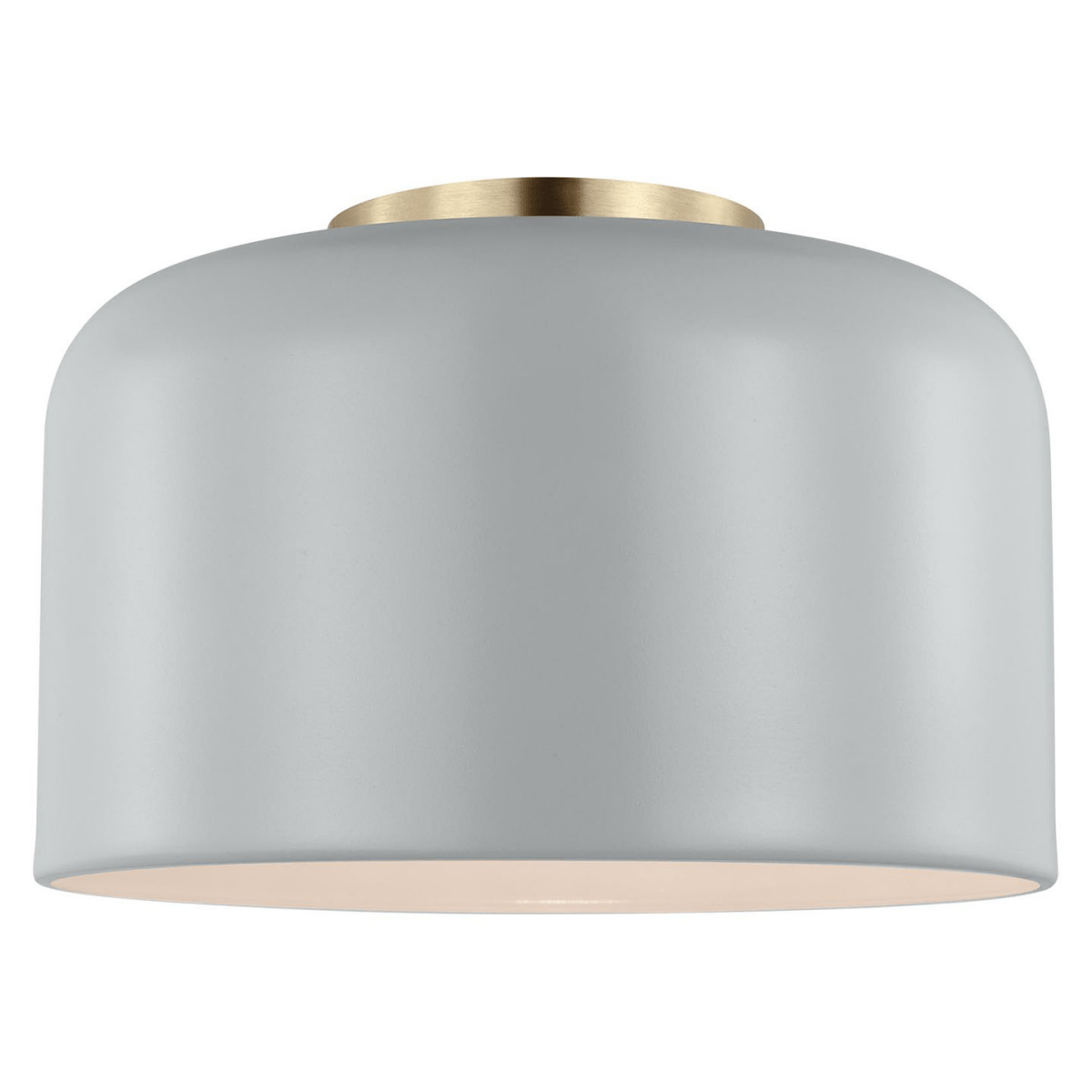 Plafonnier Malone - Gris mat 10 3/4" Ampoules DEL incluses by Visual Comfort Studio | Luminaires & cie