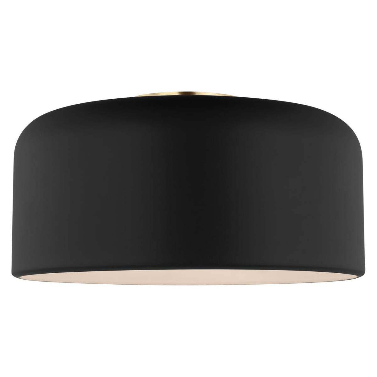 Plafonnier Malone - Noir de minuit 13 3/4" Ampoules non - incluses by Visual Comfort Studio | Luminaires & cie