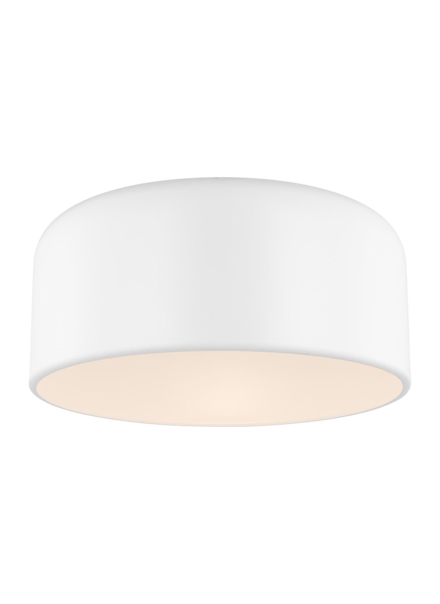 Plafonnier Malone - Blanc mat 13 3/4" Ampoules non - incluses by Visual Comfort Studio | Luminaires & cie
