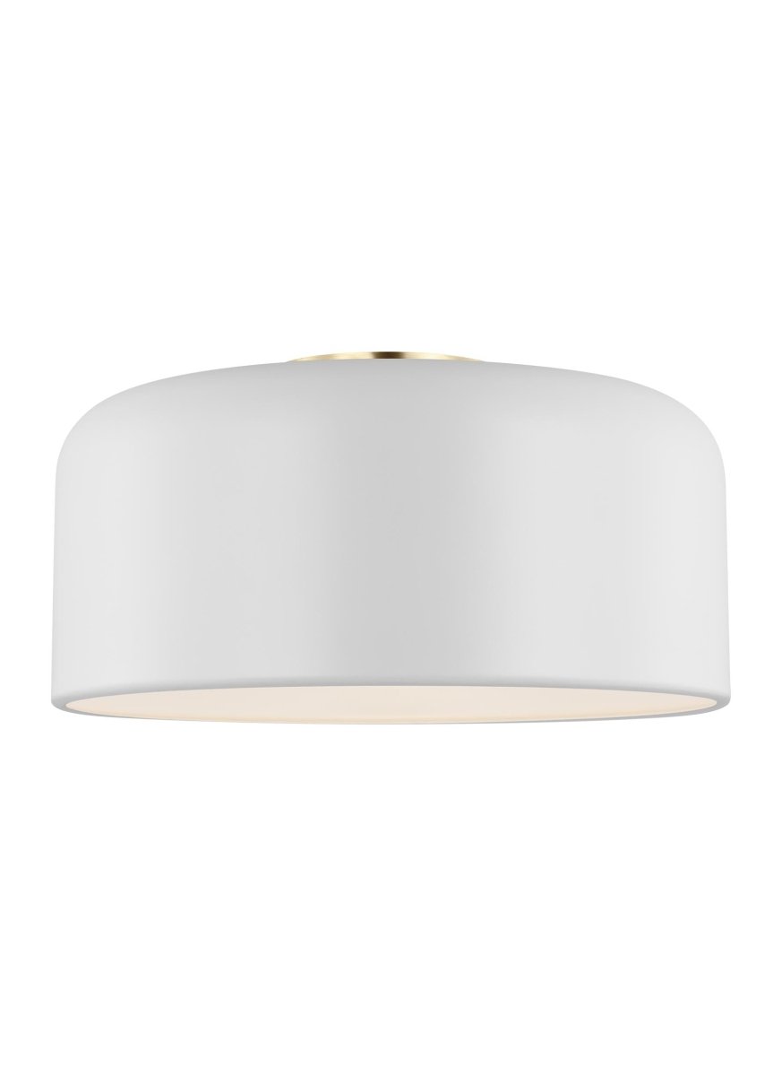 Plafonnier Malone - Blanc mat 13 3/4" Ampoules non - incluses by Visual Comfort Studio | Luminaires & cie