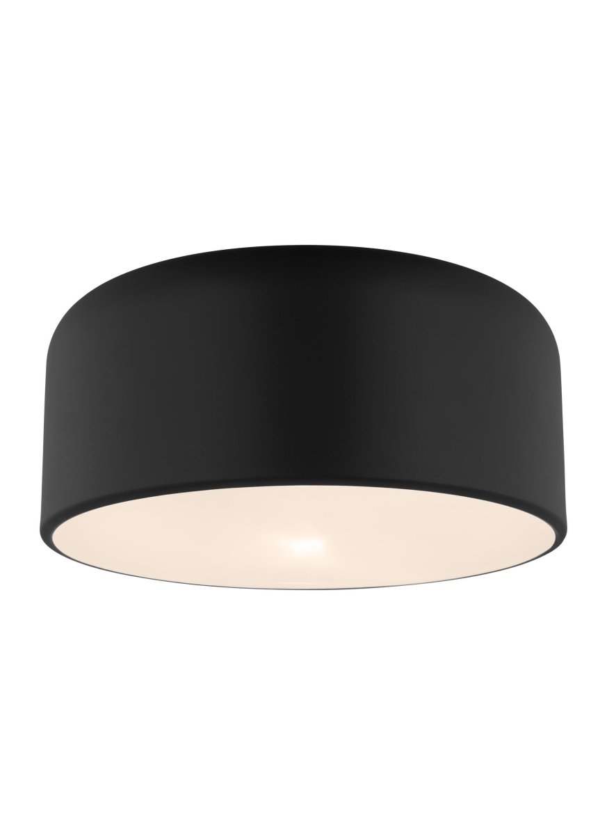 Plafonnier Malone - Noir de minuit 13 3/4" Ampoules DEL incluses by Visual Comfort Studio | Luminaires & cie