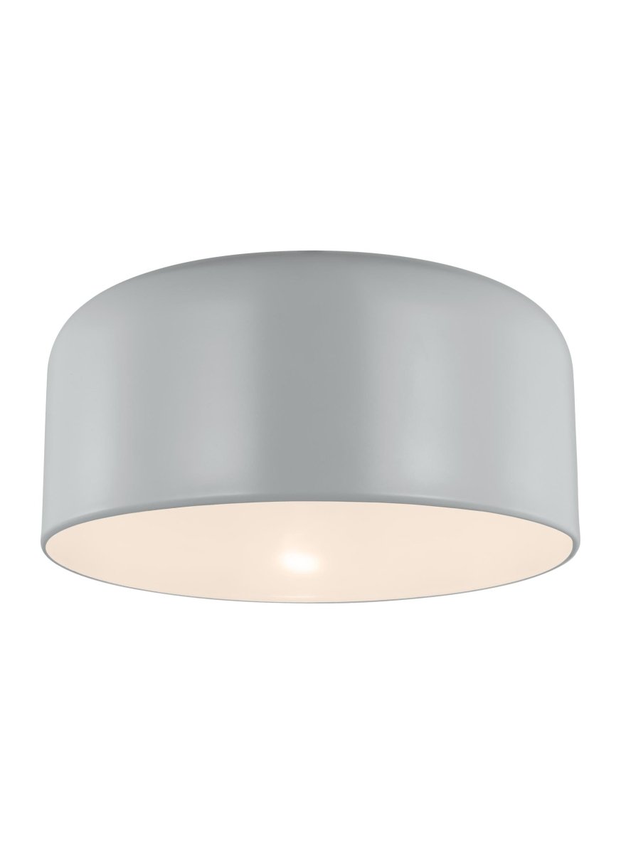 Plafonnier Malone - Gris mat 13 3/4" Ampoules DEL incluses by Visual Comfort Studio | Luminaires & cie