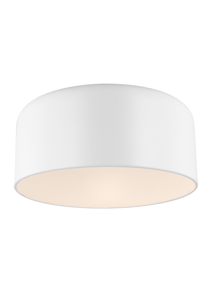Plafonnier Malone - Blanc mat 15 3/4" Ampoules non - incluses by Visual Comfort Studio | Luminaires & cie