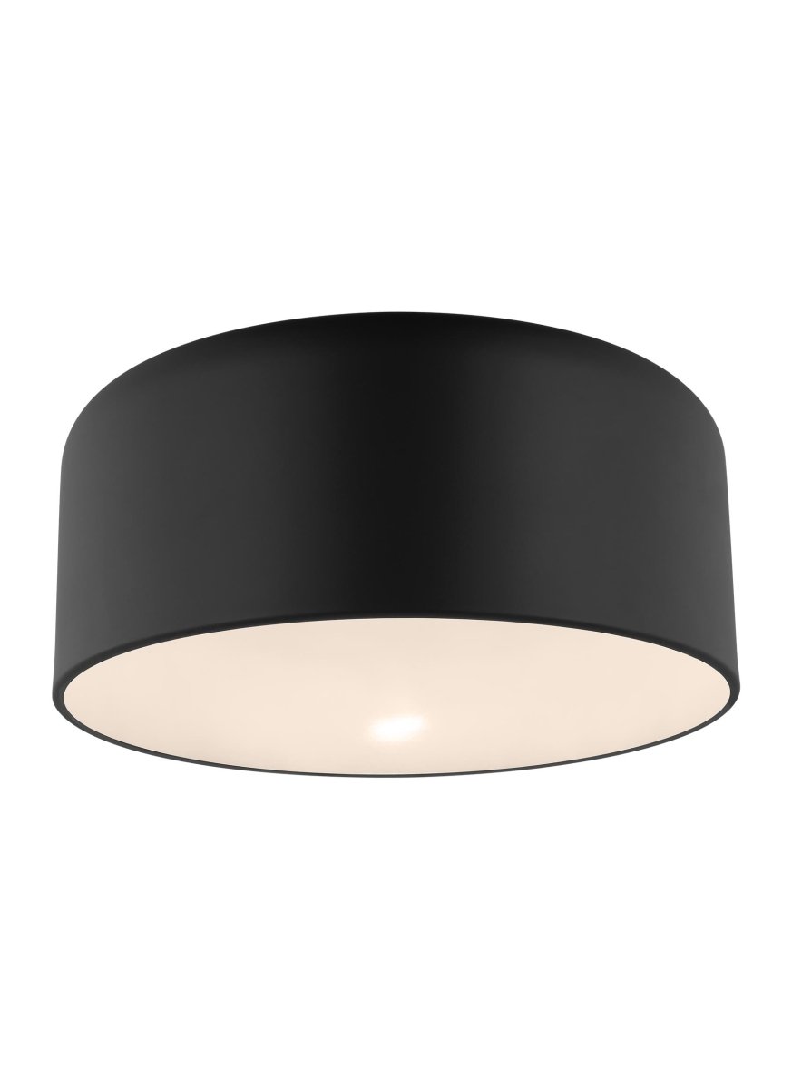 Plafonnier Malone - Noir de minuit 15 3/4" Ampoules DEL incluses by Visual Comfort Studio | Luminaires & cie