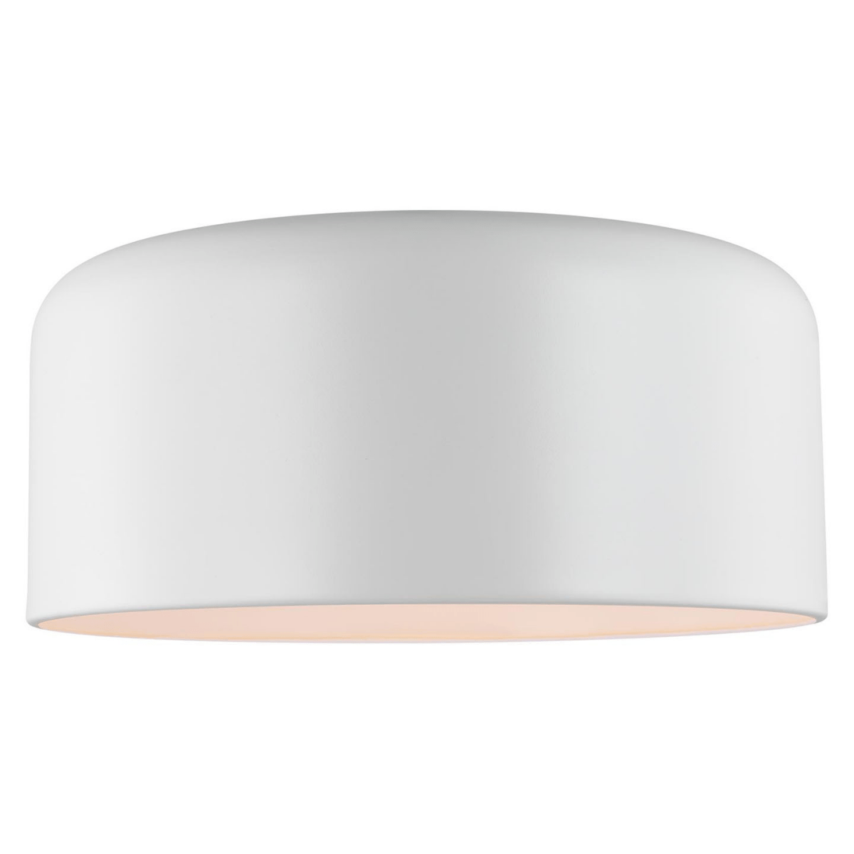 Plafonnier Malone - Blanc mat 15 3/4" Ampoules DEL incluses by Visual Comfort Studio | Luminaires & cie