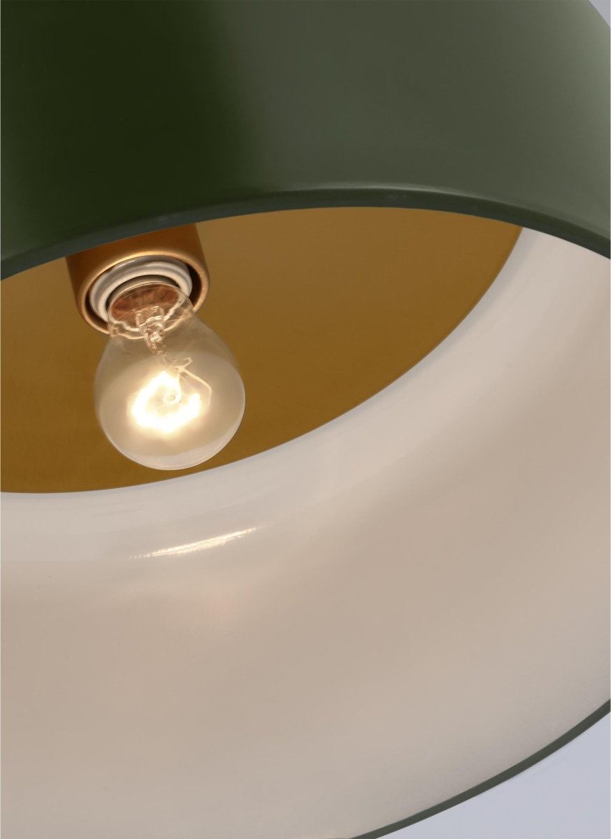 Plafonnier Malone - Olive 15 3/4" Ampoules DEL incluses by Visual Comfort Studio | Luminaires & cie