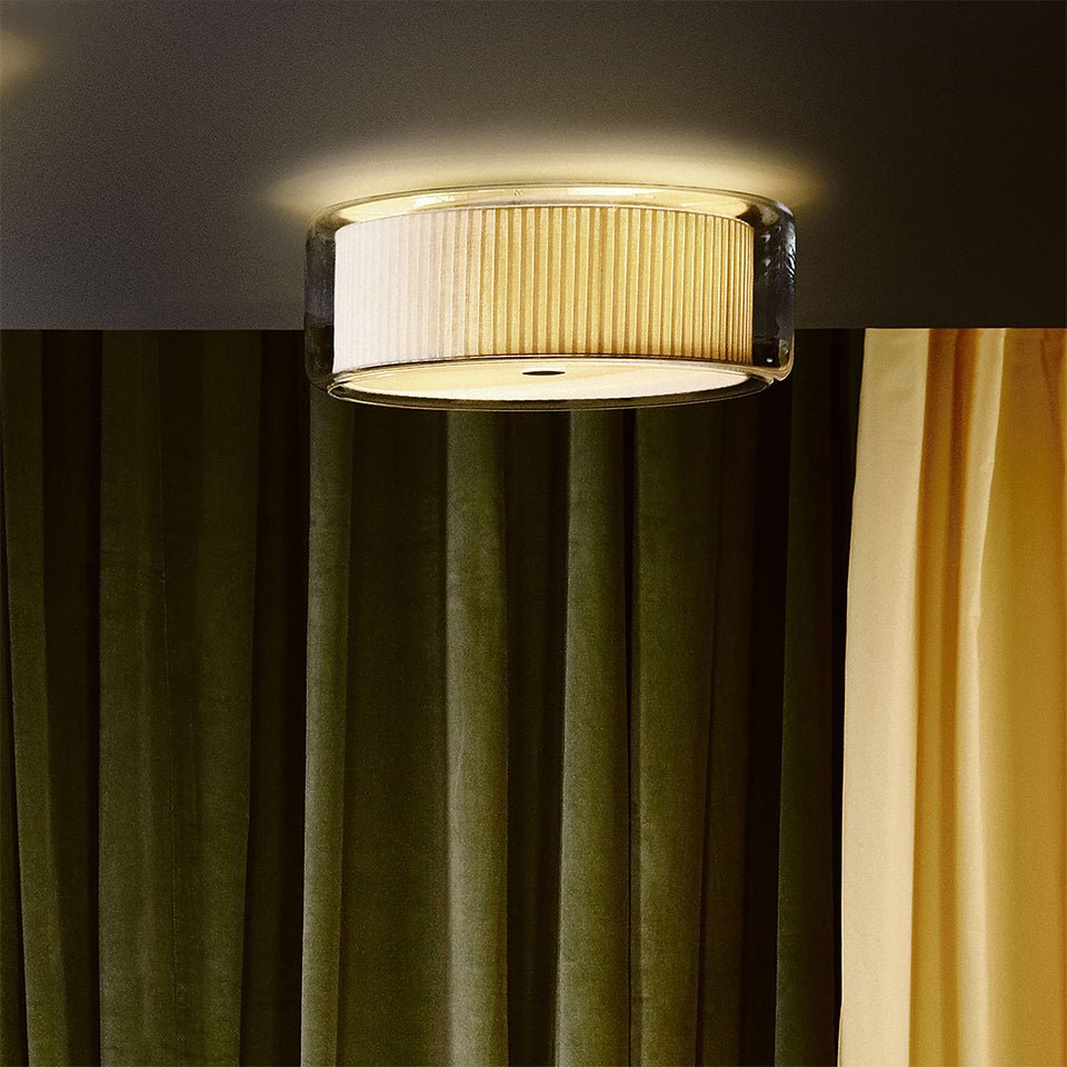 Plafonnier Mercer - Blanc perle by Marset | Luminaires & cie