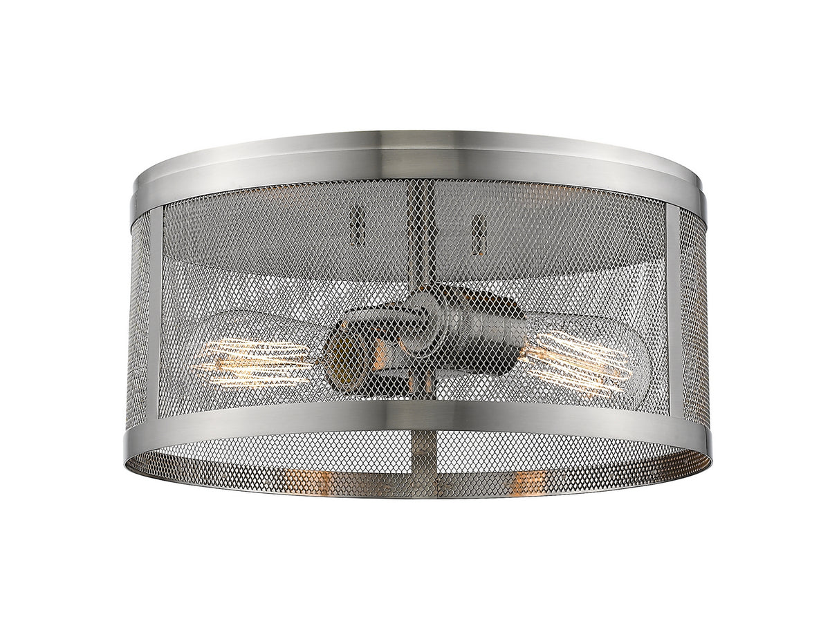 Plafonnier Meshsmith Nickel brossé, 12 1/8" – Z-Lite