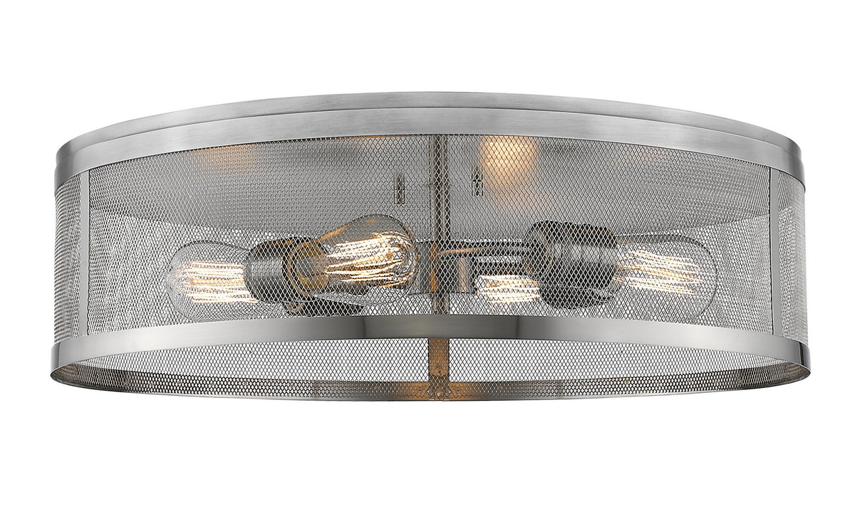 Plafonnier Meshsmith Nickel brossé, 21 1/8" – Z-Lite