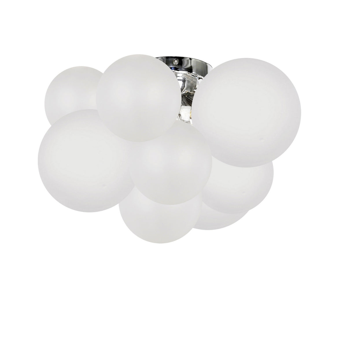 Plafonnier Miles Blanc / Chrome poli – Dainolite