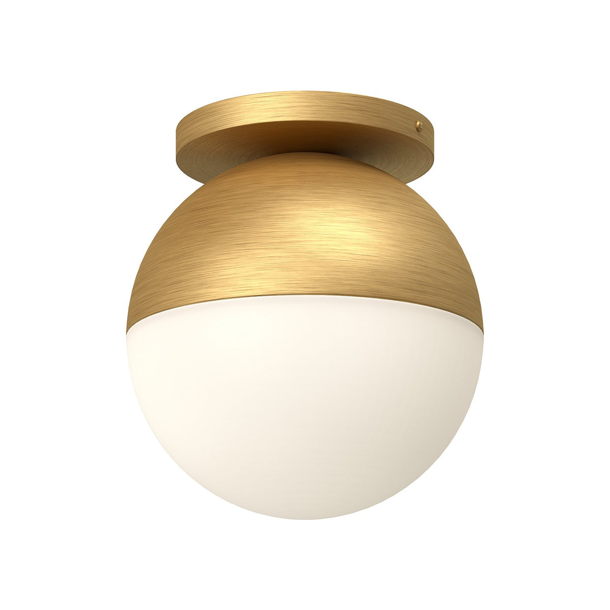 Plafonnier Monae Or brossé/Verre opale, 9 7/8" – Kuzco Lighting