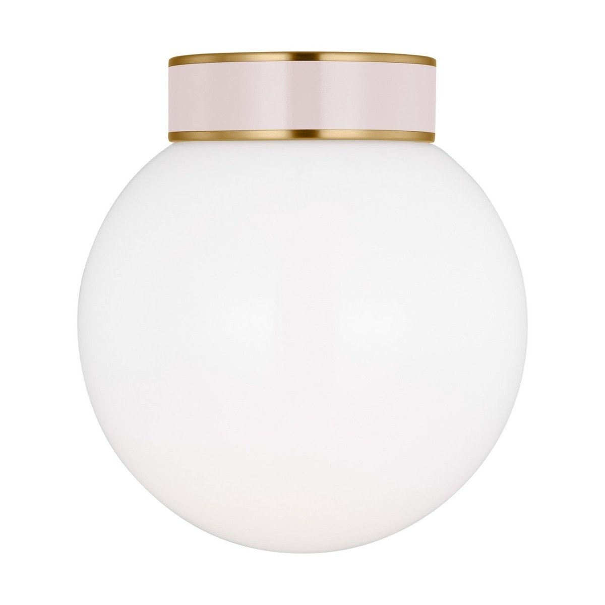 Plafonnier Monroe - Laiton bruni et Blush by Visual Comfort Studio | Luminaires & cie
