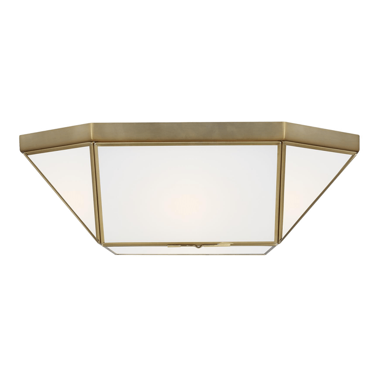 Plafonnier Morrison - Laiton satiné 15 1/2" Ampoules DEL incluses by Visual Comfort Studio | Luminaires & cie