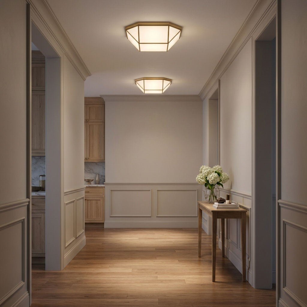 Plafonnier Morrison - Nickel brossé 20" by Visual Comfort Studio | Luminaires & cie