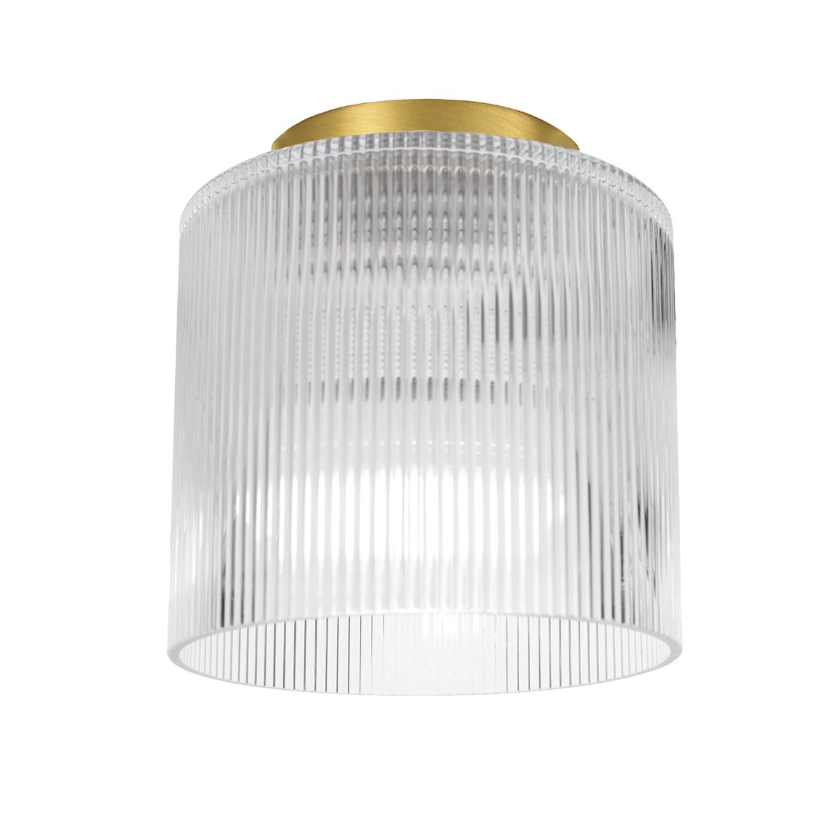 Plafonnier Nadine - Laiton vieilli 7" by Dainolite | Luminaires & cie