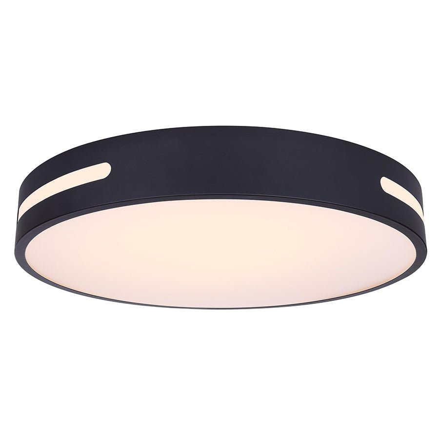 Plafonnier Niven - Noir 20" by Canarm | Luminaires & cie