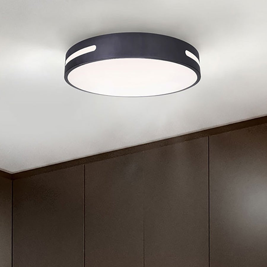 Plafonnier Niven - Nickel brossé 20" by Canarm | Luminaires & cie