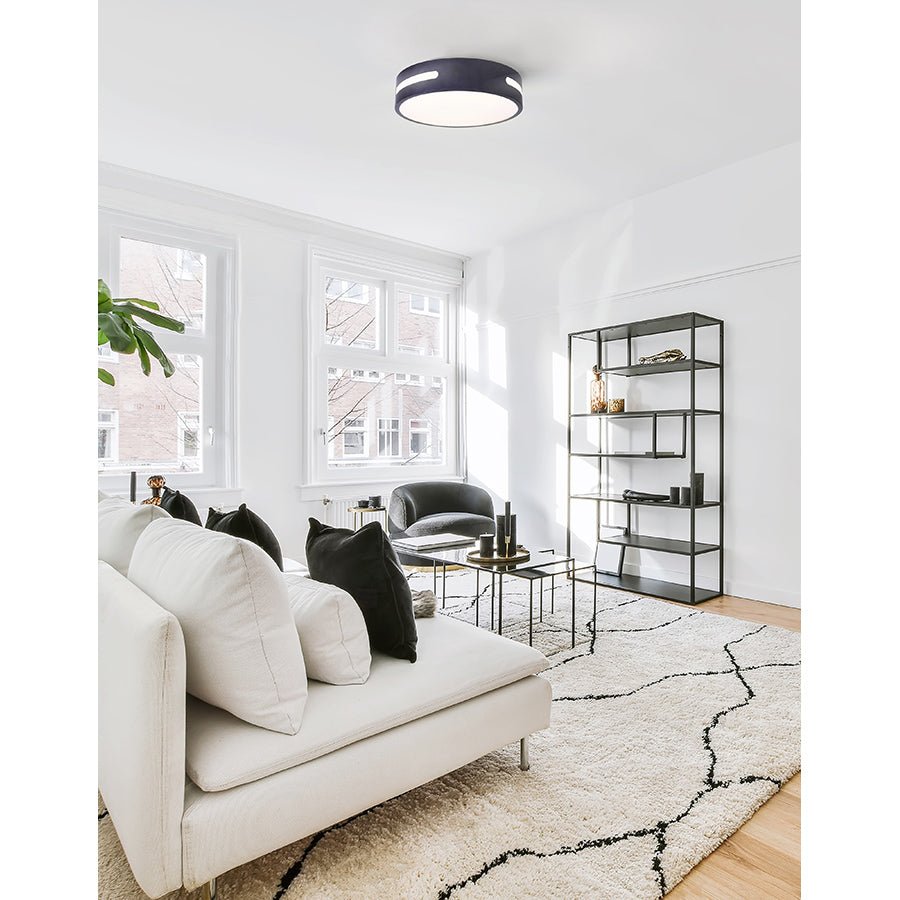 Plafonnier Niven - Nickel brossé 20" by Canarm | Luminaires & cie