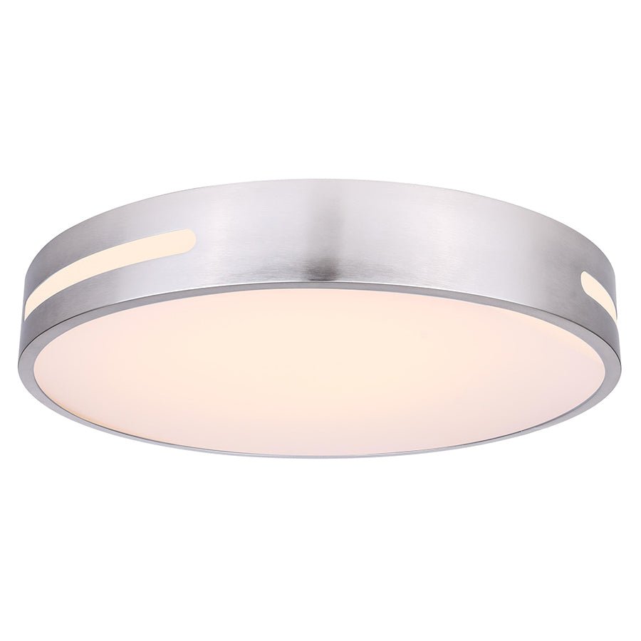 Plafonnier Niven - Nickel brossé 20" by Canarm | Luminaires & cie