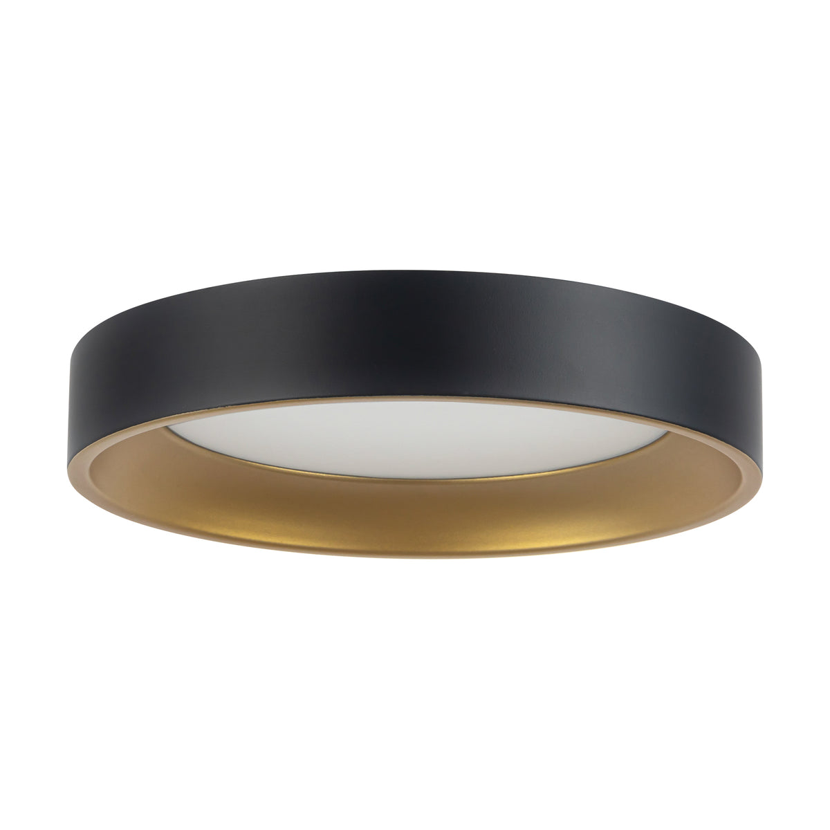 Plafonnier Nix Noir / Or, 7 1/4" – vue 2