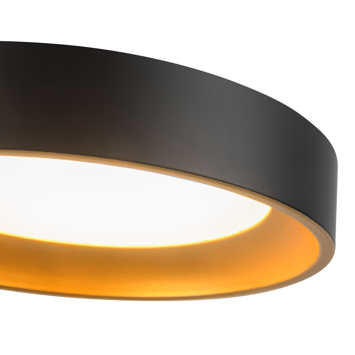 Plafonnier Nix Noir / Or, 7 1/4" – vue 5