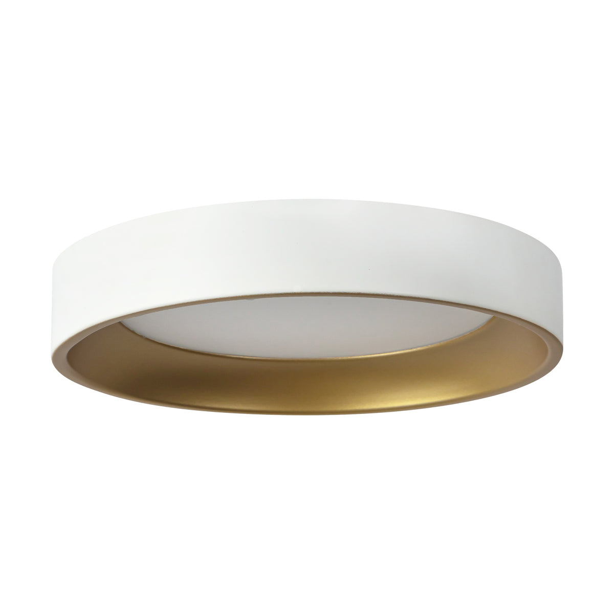 Plafonnier Nix Blanc / Or, 7 1/4" – vue 2