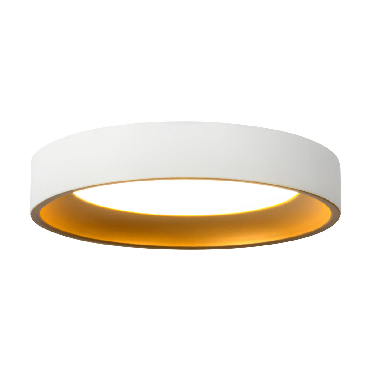 Plafonnier Nix Blanc / Or, 7 1/4" – Kuzco Lighting