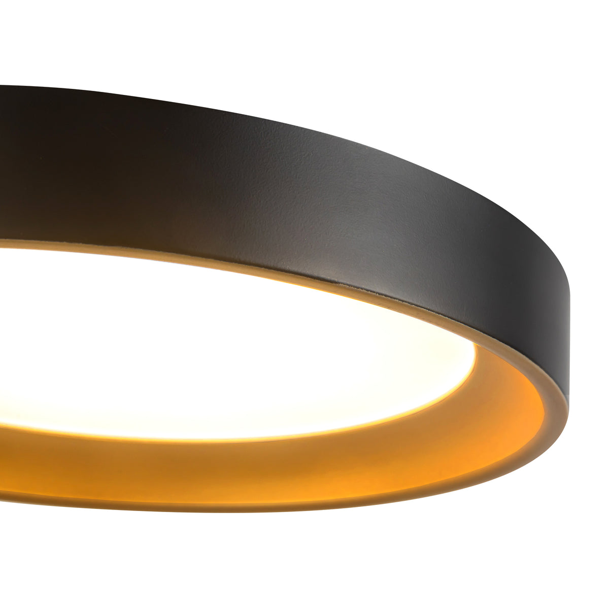 Plafonnier Nix Noir / Or, 9" – vue 5