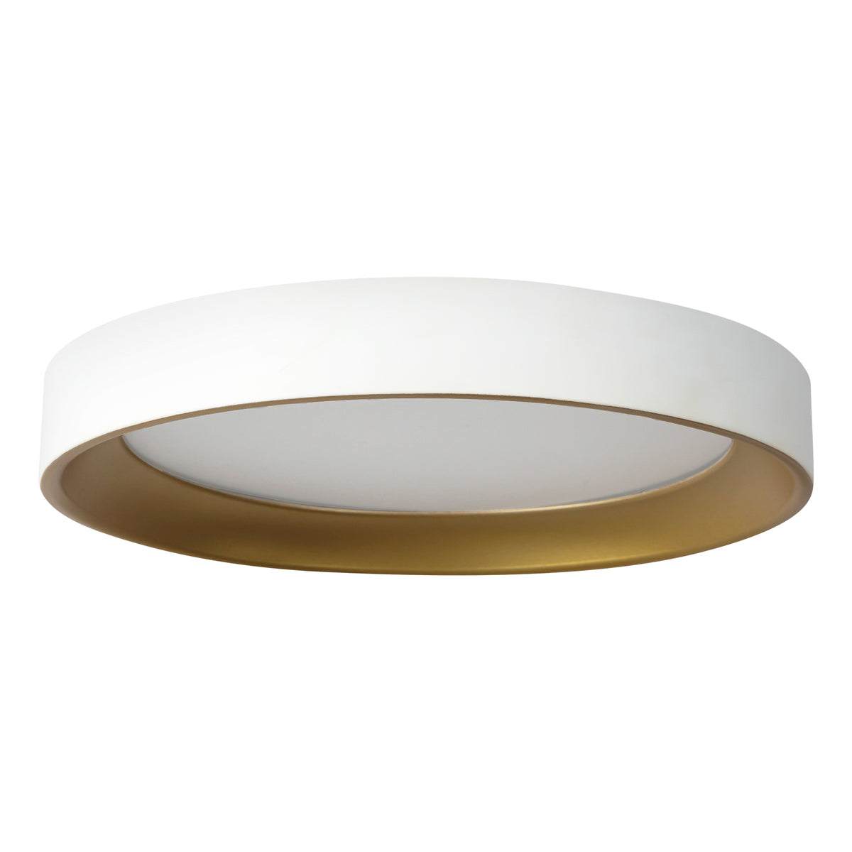 Plafonnier Nix Blanc / Or, 9" – vue 2