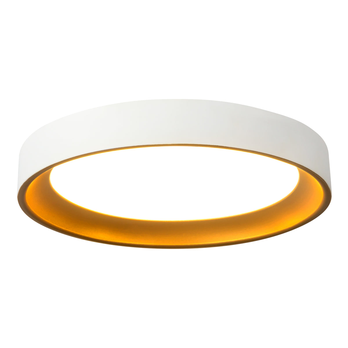 Plafonnier Nix Blanc / Or, 9" – vue 4