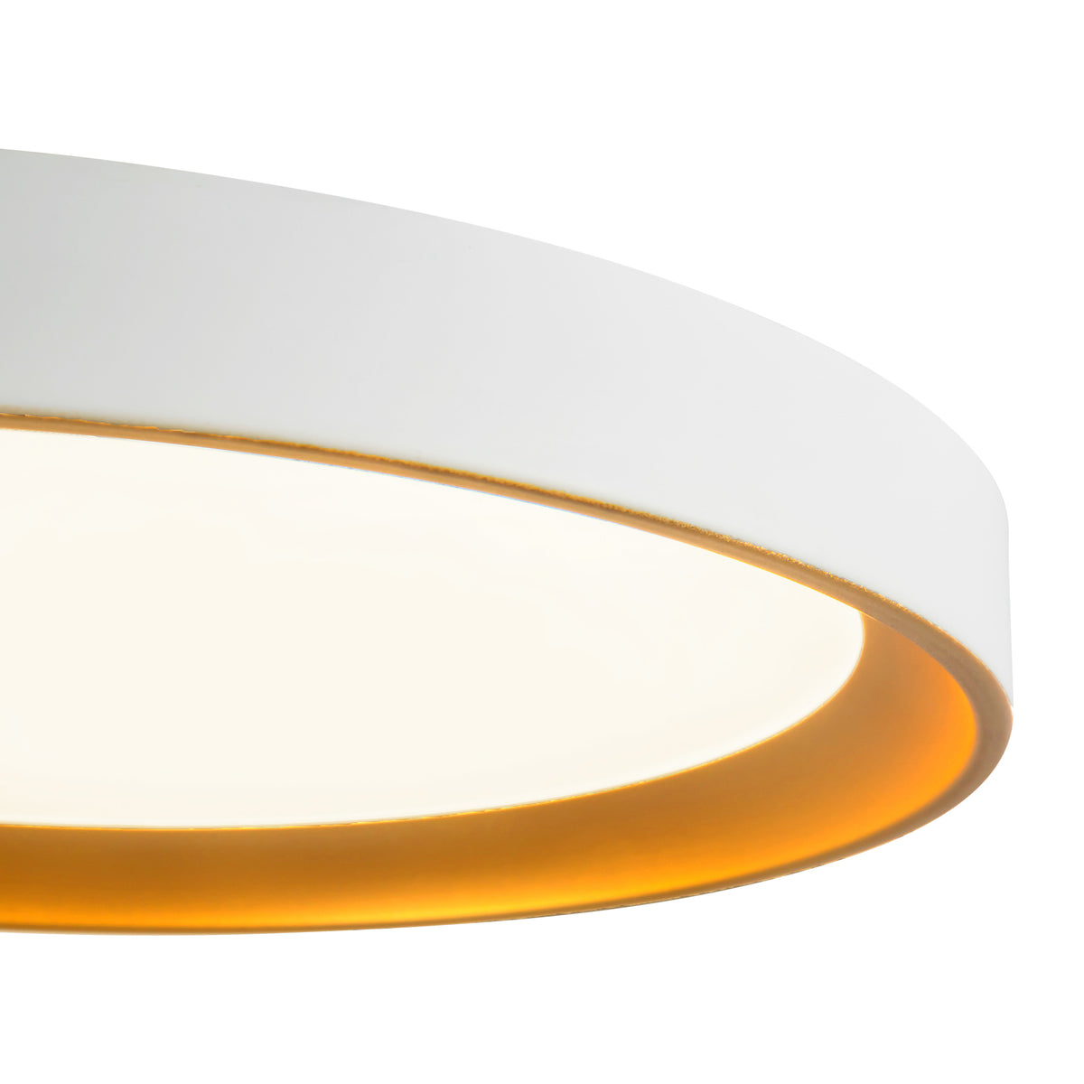 Plafonnier Nix Blanc / Or, 11 7/8" – vue 5