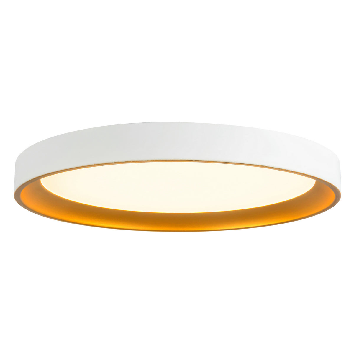 Plafonnier Nix Blanc / Or, 11 7/8" – Kuzco Lighting