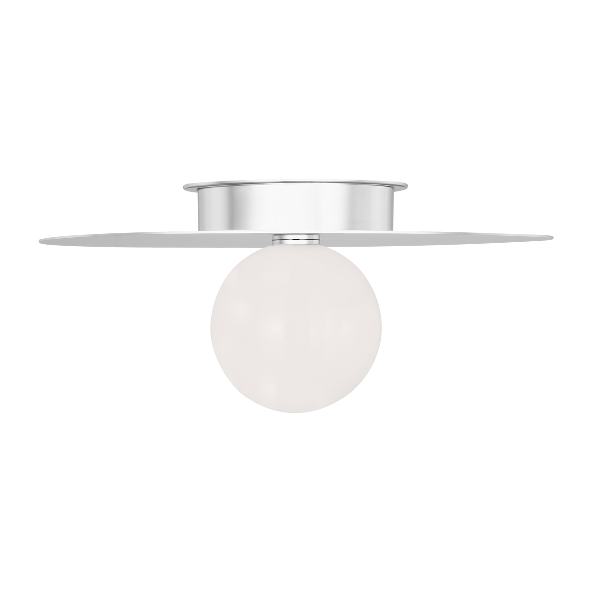 Plafonnier Nodes - Nickel poli 17 1/2" by Visual Comfort Studio | Luminaires & cie