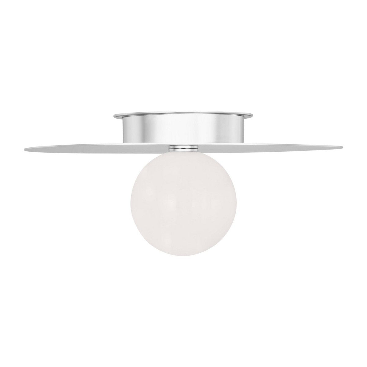 Plafonnier Nodes - Nickel poli 17 1/2" by Visual Comfort Studio | Luminaires & cie
