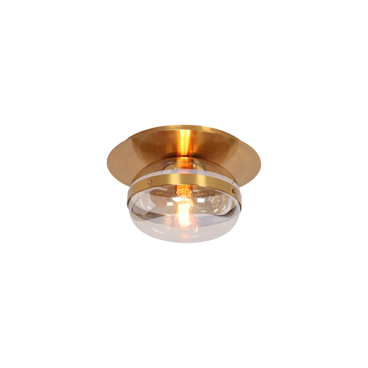 Plafonnier Nottingham 10", Laiton antique – Eurofase