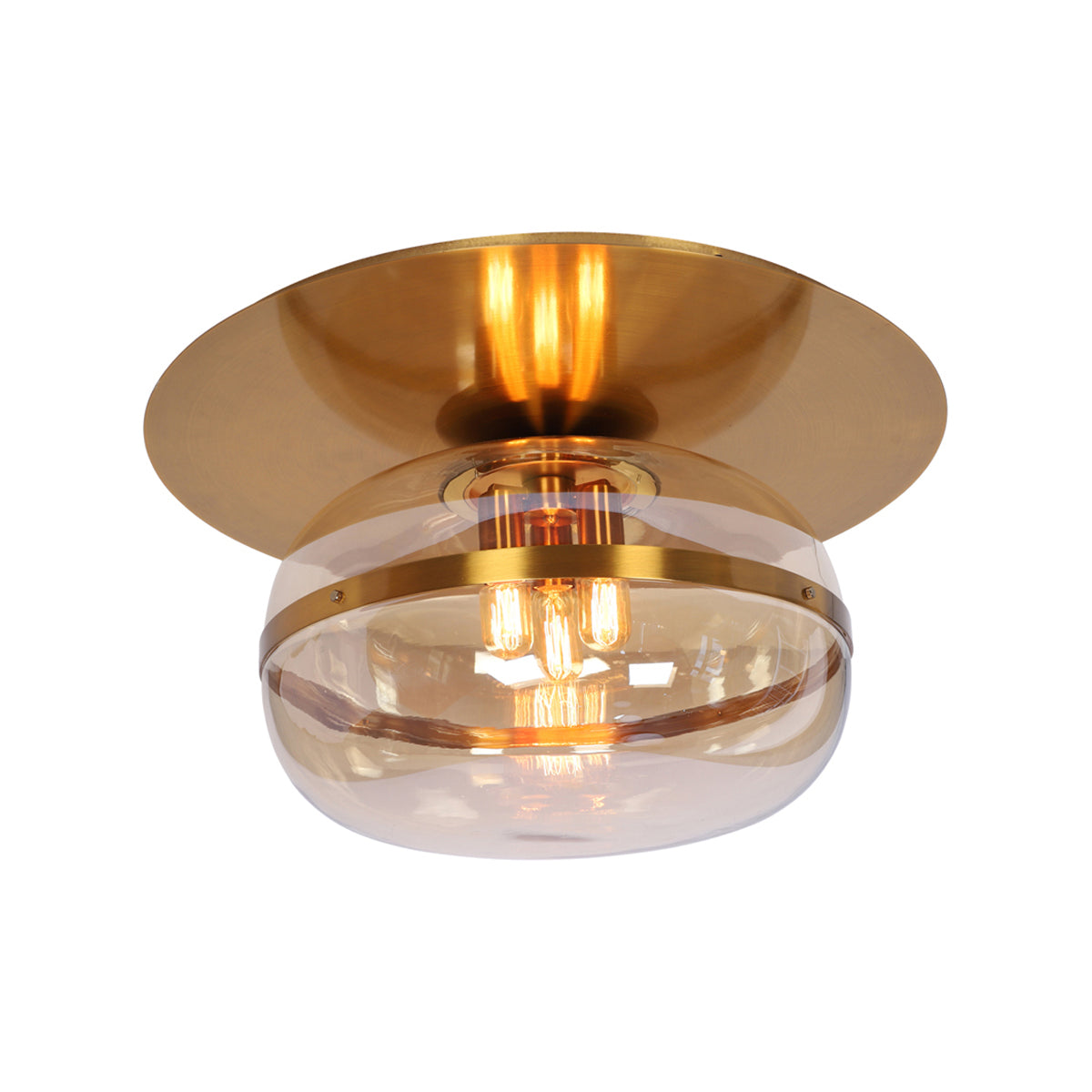 Plafonnier Nottingham 19 3/4", Laiton antique – Eurofase