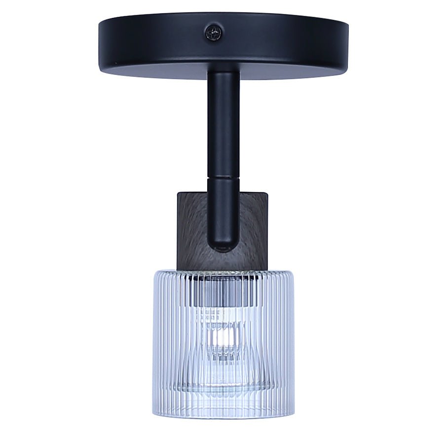 Plafonnier Owen - Noir by Canarm | Luminaires & cie