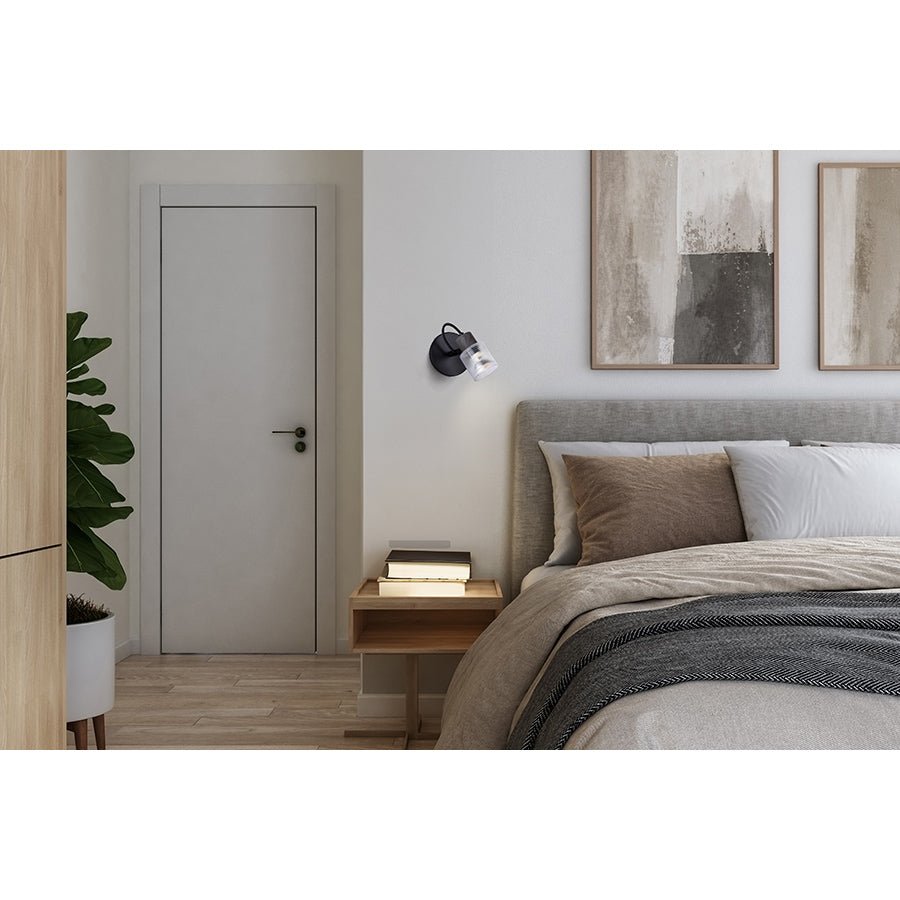 Plafonnier Owen - Noir by Canarm | Luminaires & cie