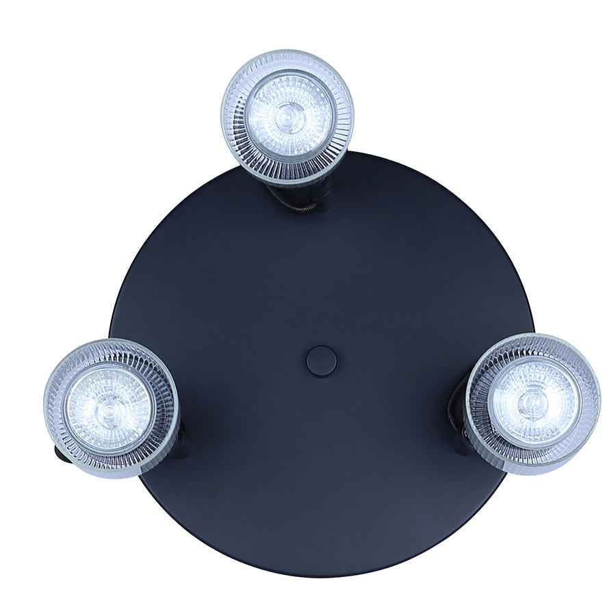 Plafonnier Owen - Noir by Canarm | Luminaires & cie