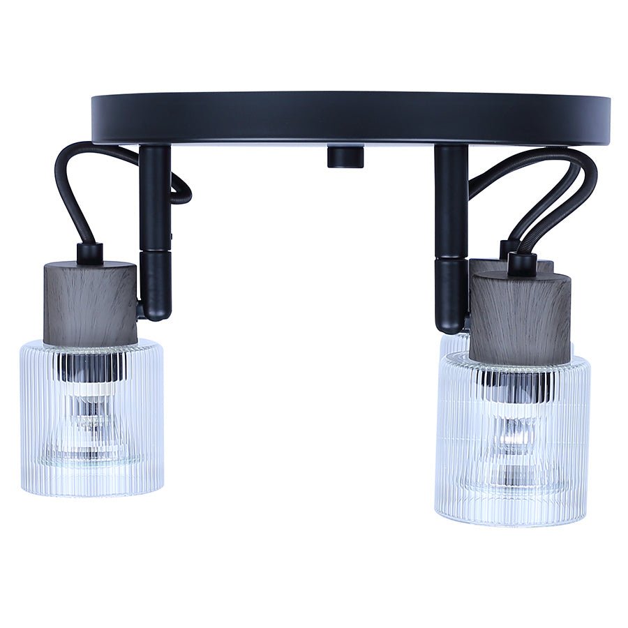 Plafonnier Owen - Noir by Canarm | Luminaires & cie