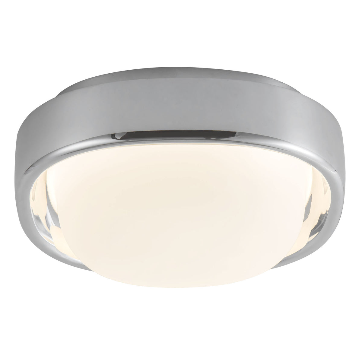 Plafonnier Pebble Chrome – vue 2