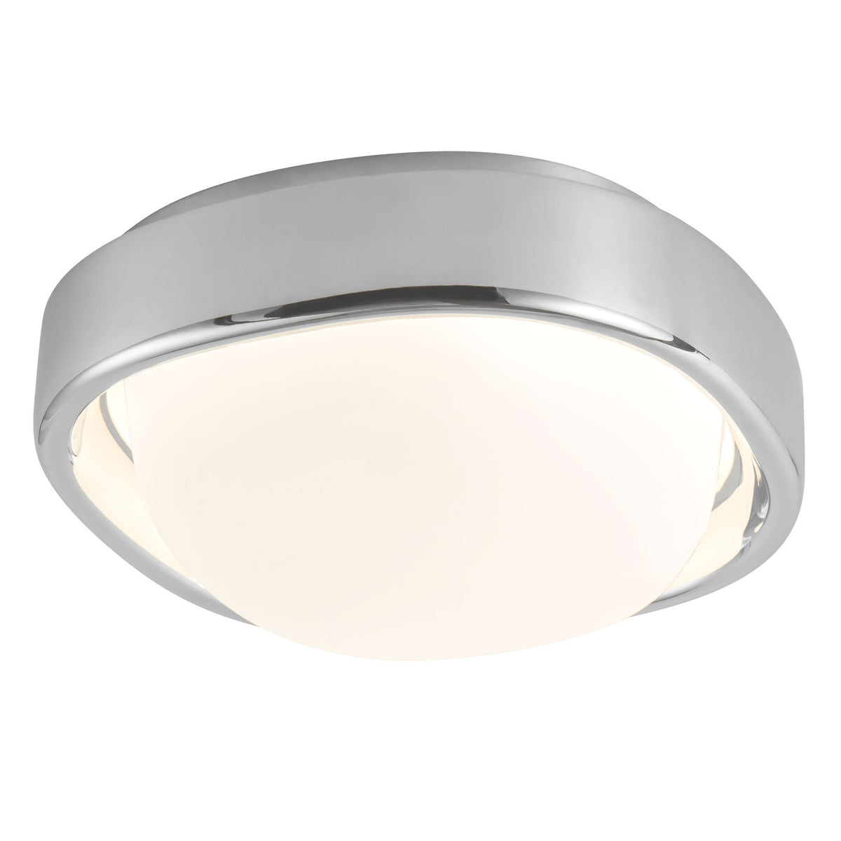 Plafonnier Pebble Chrome – vue 3