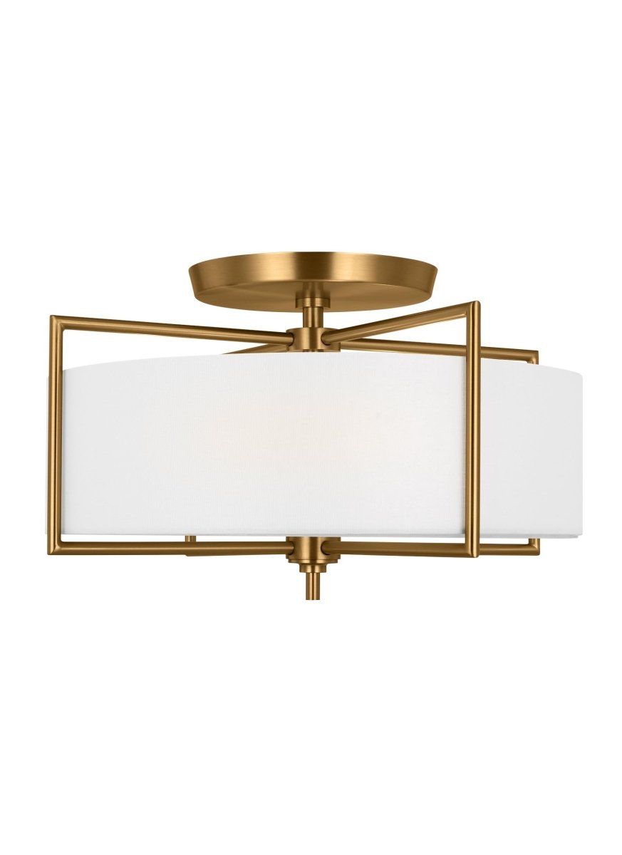 Plafonnier Perno - Laiton brûlé 20" by Visual Comfort Studio | Luminaires & cie