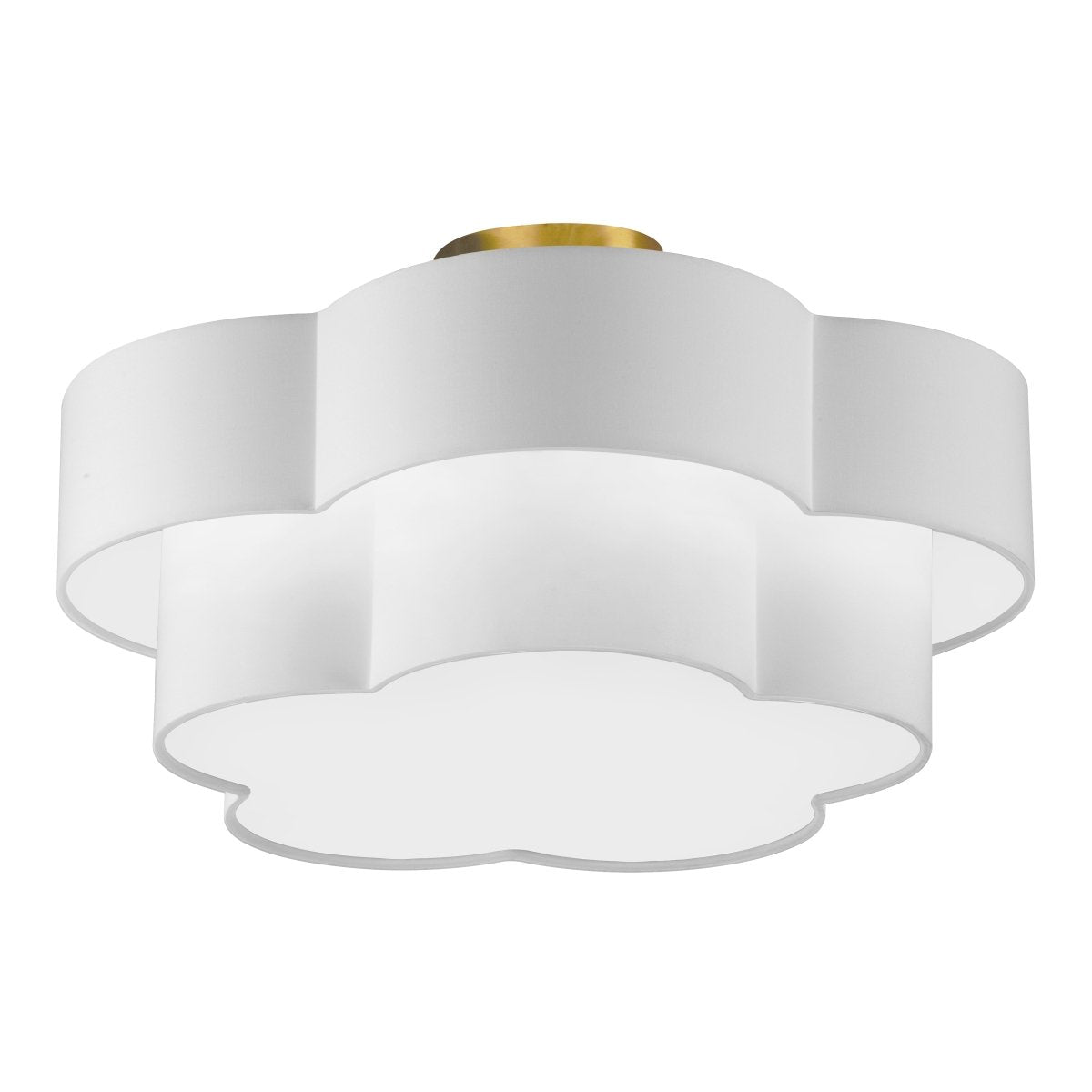 Plafonnier Phlox - Laiton vieilli 20" by Dainolite | Luminaires & cie