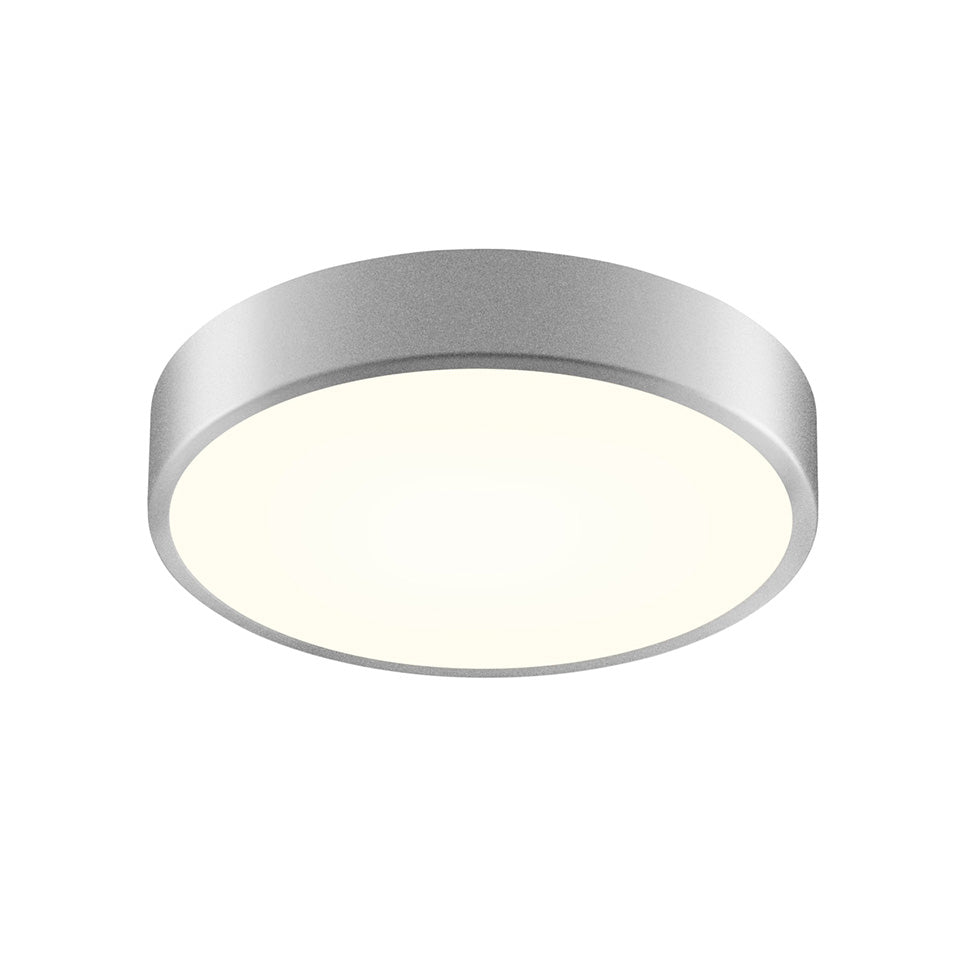 Plafonnier Pi - Aluminium satiné brillant 12" by Sonneman | Luminaires & cie