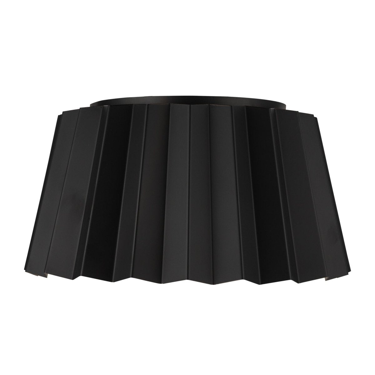 Plafonnier Plisse - Noir mat by Alora Lighting | Luminaires & cie