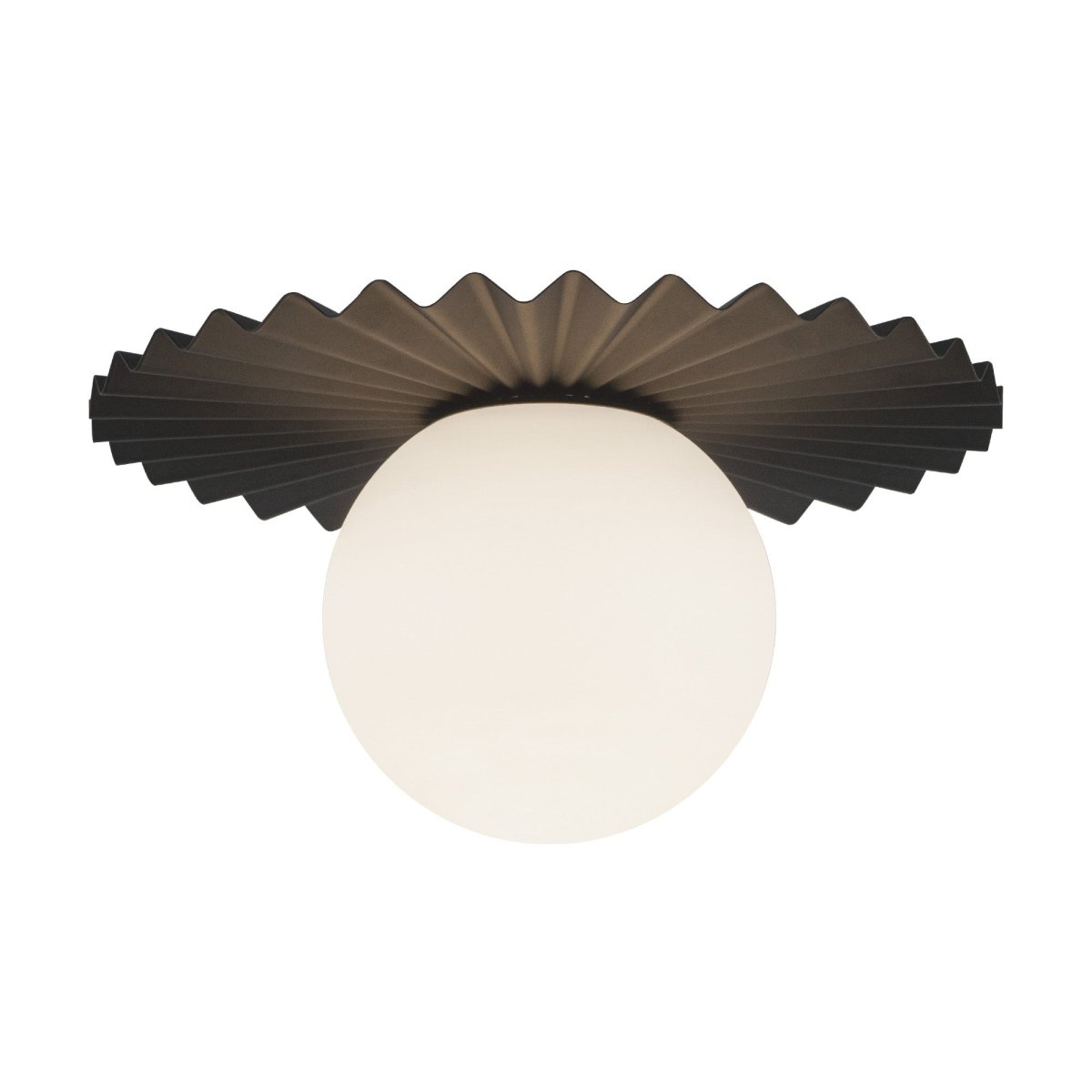 Plafonnier Plume - Noir mat 11 7/8" by Alora Lighting | Luminaires & cie