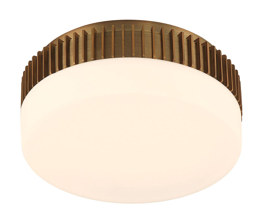 Plafonnier Purgos Laiton antique, 12" – vue 3